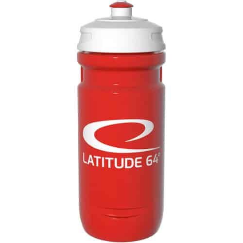 red water bottle